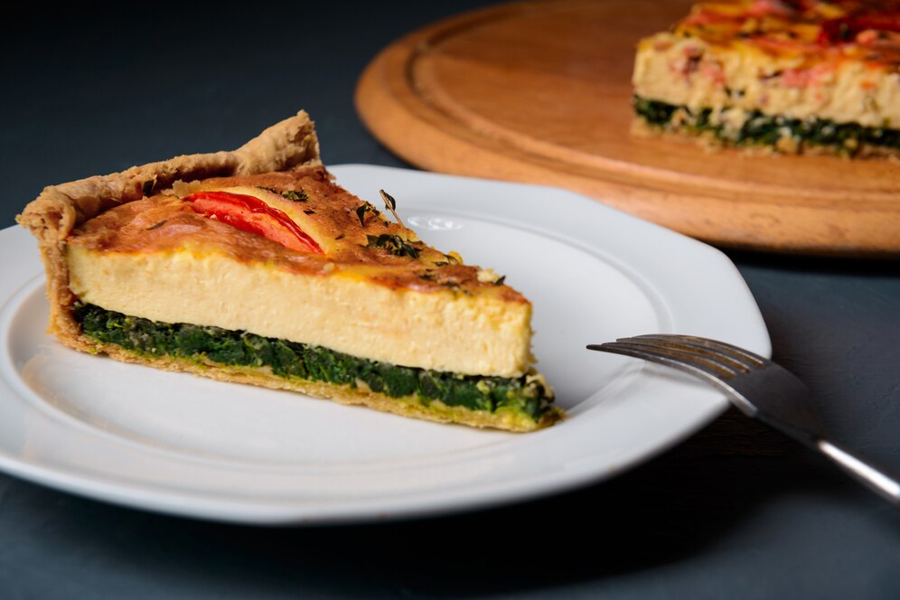 Loaded Vegetable Quiche is delicious