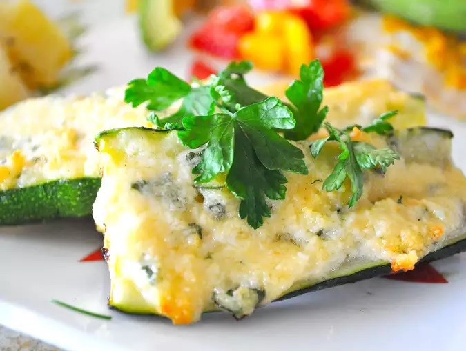 Grilled Zucchini with Parmesan