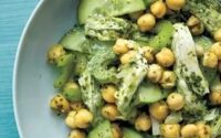 Chicken, Chickpea, and Pesto Salad