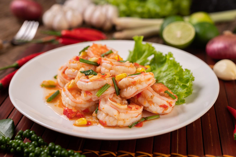 Butter Garlic Prawns is a family favorite