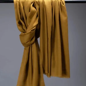 mustard pashmina stole