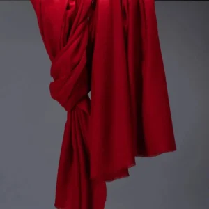 red pashmina stole