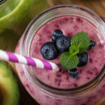 Avocado Blueberry Pear Smoothie