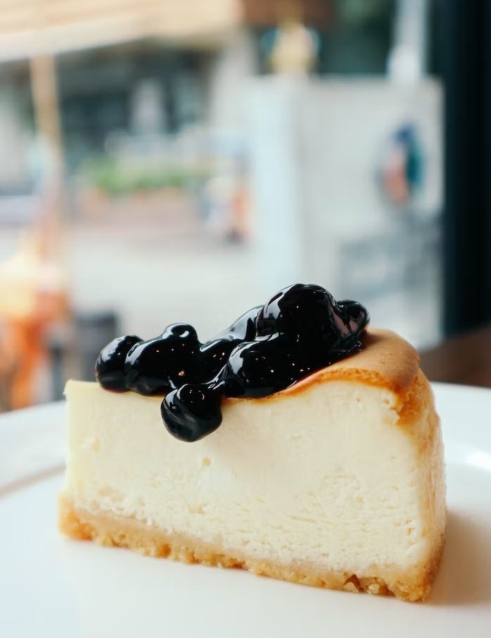 Blueberry Cheesecake is delicious