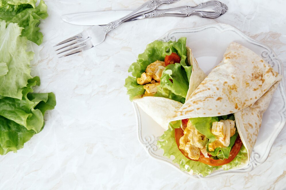 Chicken Caesar Wrap is a wrap to die for