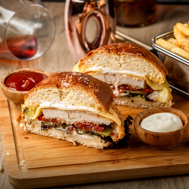 Chicken Parmesan Sandwich is extraordinarily delicious to eat