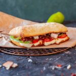 Mediterranean Chicken Panini is a beautiful sandwich