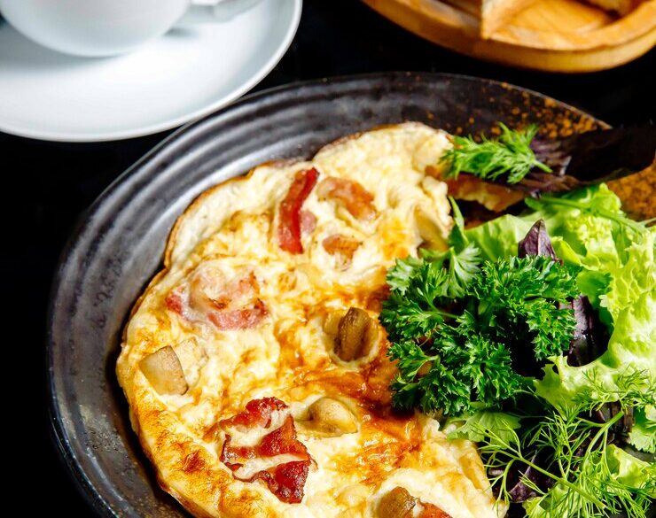 Mushroom & Cheese Omelette