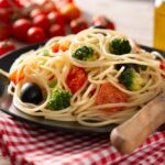 Vegetable Spaghetti is a quick go to meal