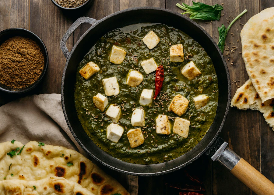 Palak Paneer is a popular North Indian dish