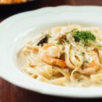 Creamy Shrimp & Mushroom Pasta is extremely luxurious