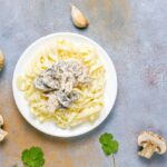 Fettuccine With Creamy Mushroom Sauce