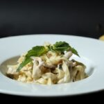 Fettuccine with Shiitake Mushrooms & Basil