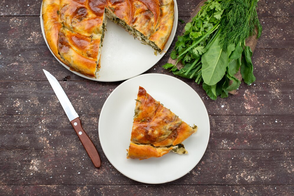 Kale & Cheddar Quiche is creamy and delicious as ever
