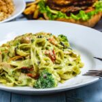 Spinach & Pea Carbonara makes for an awesome weekend dinner