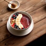 Berry-Almond Smoothie Bowl is healthy