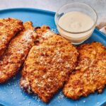 Crispy Caesar Chicken Cutlets