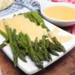 Roasted Asparagus with Smoky Gouda Cheese Sauce