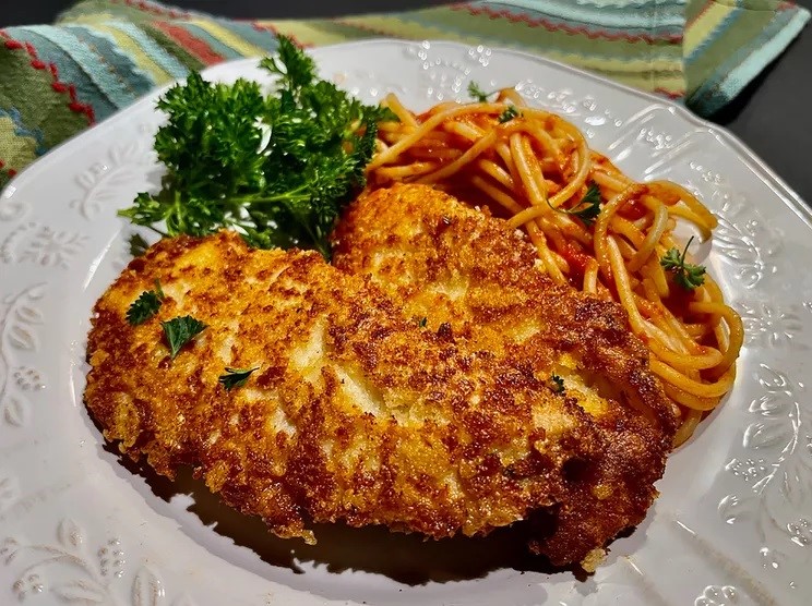 Crusted Chicken Romano