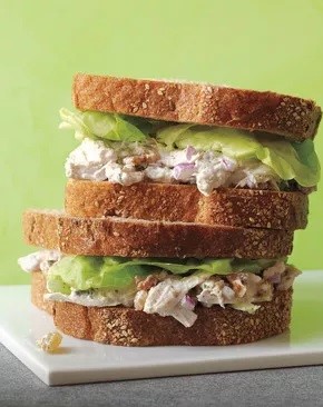 Poached-Chicken-Salad Sandwiches